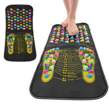 2021 Chinese Reflexology Walk Stone Pain Relieve Foot Leg Spa Massage Mat Health Care SSwell 2024 - buy cheap