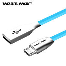 Cabo micro usb voxlink para carregamento rápido, compatível com samsung, xiaomi mi5, lenovo, huawei, htc, meizu, celular android 2024 - compre barato