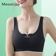 MeooLiisy-ropa interior sin costuras para mujer, sujetador de realce transpirable de talla grande, lencería femenina, Sexy, sin aros, cómodo 2024 - compra barato
