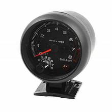 Interchangeable Car Tachometer 3.75 Inch LED Shift Light Tacho Gauge 0-8000RPM 2024 - buy cheap