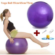 55/65/75cm Fitness Indoor Yoga Ball Portable Thickening Explosion-proof Yoga Ball for Pilates Ball Balance Exercise 2024 - buy cheap