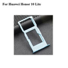 For Huawei Honor 10 Lite Sim Tray Micro SD Card Holder Slot Parts Sim Card Adapter Honor10 Lite Replacement Honor 10lite 2024 - buy cheap