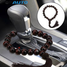 FORAUTO Wood Buddha Beads Car Rearview Mirror Hanging Pendant Interior Decoration Ornament Car Accessories 2024 - buy cheap
