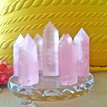 Natural Fluorite Crystal Pink Fluorite 50-60MM Quartz Cristal Stone Point Healing Hexagonal Wand Cuarzo Healing Crystals 2024 - buy cheap