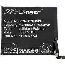 Cameron Sino 2500mAh Battery for Alcatel One Touch Idol 5S One Touch Idol 5S LTE OT-6060S OT-6060X,TLp025K1 TLp025KJ 2024 - buy cheap