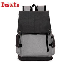 Double color couples laptop backpack travel business backpack computer interlayer waterproof anti theft flap pocket school bags 2024 - buy cheap