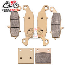 Pastilha de freio dianteiro e traseiro para motocicleta, pastilha de freio dianteiro e traseiro para suzuki gsx 600f katana gsf600 y/k discreto bandit gsf 600/k faired gsx750f sv 650 1996-02 2024 - compre barato