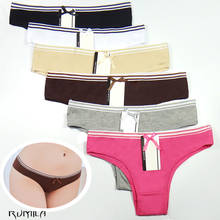 5color Cotton lace Women's Sexy Thongs G-string Underwear Panties Briefs For Ladies T-back bikini lingerie 1pcs/lot 89156 2024 - buy cheap