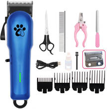 Pet Clipper Professional Cat Low Noise Rechargeable Cordless Grooming Electric Cutter Kit LED Battery Indicator Dog Hair Trimmer 2024 - buy cheap