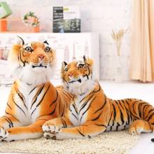 30-90 см, высокое качество, гигантский белый тигр, мягкая подушка для ребенка, милый тигр, детский подарок, плюшевая кукла, игрушка 2024 - купить недорого
