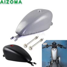 Motorcycle 3.3 Gallons Oil Fuel Tank Gray Fuel Tank w/ Gas Tank Cap Cover for Harley Sportster XL1200 XL883 XL 1200 833 Custom 2024 - buy cheap