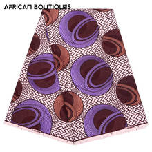 Африканская ткань высокого качества воск ткань воск для ткани новый 100% хлопок оригинальный Африканский принт воск ткань 2024 - купить недорого