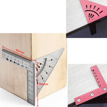 Woodworking Ruler Square Layout Miter Triangle Ruler 45 Degree 90 Degree Metric Gauge Fnicel Measure Tools Woodworking Tools 2024 - buy cheap