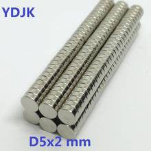 500PCS/LOT Neodymium Magnet 5*2 Disc Rare Earth Permanent Magnet 5x2  N35 Strong NdFeB Magnets 5 x 2 2024 - buy cheap