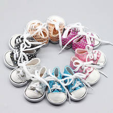 Zapatos de lentejuelas informales para muñeca de 7cm, se ajustan a muñeca de 18 pulgadas para muñecas de 43CM, zapatos para niños, accesorios para muñecas, Juguetes 2024 - compra barato