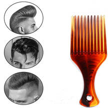 1PC Amber Large Tooth Detangling Curly Hair Comb Back Head Styling Beard Oil Comb Men Hairdressing Wide Teeth Comb 2024 - buy cheap