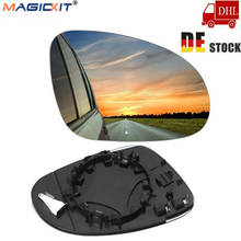 MagicKit-cristal de espejo retrovisor derecho, cristal de ala calefactable, apto para VW Rabbit Passat Golf Jetta MK5 2024 - compra barato