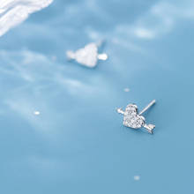 MloveAcc 925 пробы серебряные женские серьги ювелирные изделия синий CZ серьги-гвоздики "Планета" серьги подарок 2024 - купить недорого