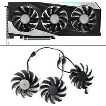 3pcs 75mm Fan PLD08010S12HH T128010SU 4PIN RTX3070 Graphics Fans For GIGABYTE eForce RTX 3060 GAMING OC 12G RTX2060 1660 5500XT 2024 - buy cheap