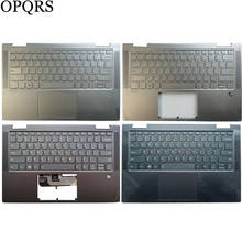 Новая клавиатура US для Lenovo Yoga C740-14 C740-14IML US с подставкой для рук и отверстием для отпечатков пальцев 2024 - купить недорого
