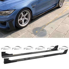 OLOTDI Car Tuning Carbon Fiber Side Skirts Extension Body Kits Side Surrounded Lip for BMW F30 Auto Tuning 2024 - buy cheap
