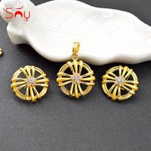 Sunny Jewelry Cross Jewelry Sets For Women Earrings Necklace Pendant Vintage Jewelry For Party Dubai Fashion Jewelry Findings 2024 - buy cheap