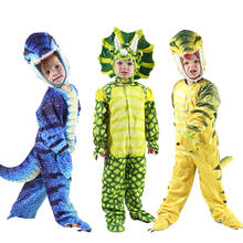 Детский Пурим костюмы на Хэллоуин и Рождество, трицератопс, динозавр, T-Rex, косплей, комбинезон, карнавальные костюмы, Disfraz 2024 - купить недорого