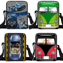 Racing Car Children School Bags Kawaii Messenger Bag Boys Shoulder Bags for Travel Kdis Bookbag Small Crossbody Bag Gift 2024 - buy cheap