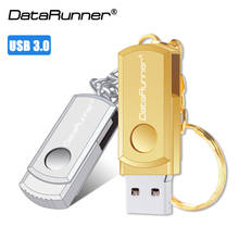 HotSell DataRunner USB Flash Drive USB 3.0 Key Chain Pen Drive 256GB 128GB 64GB 32GB 16GB Pendrives Rotation USB Memory Stick 2024 - buy cheap