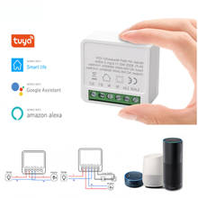 10/16A Mini Smart Wifi DIY Switch Supports 2 Way Control Works With Alexa Google Home Smart Life App Smart Home Accessories 2024 - buy cheap