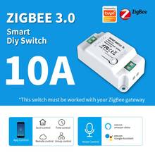5PC Tuya Zigbee Smart Switch Module 220V Wireless Light Switch Relay Zigbee Alexa Google Home Smart Life With Zigbee 3.0 Gateway 2024 - buy cheap