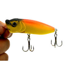 HENGJIA-Señuelos de pesca popper, 6,5 cm/11,8g, crankbait, wobbler, aparejos de pesca artificiales 2024 - compra barato