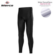 Men's Winter Thermal Fleece Cycling Pants With Gel Pad Cycling Tights MTB Bike Pants Downhill Bicycle Pants Cycling Trousers 2024 - buy cheap