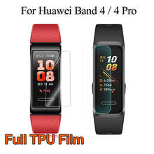 Smart Watch HD TPU Hydrogel Protective Film Clear Ultra Thin Anti-Scratch Full Cover Screen Protectors For Huawei Band 4 4 Pro 2024 - buy cheap