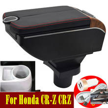 Reposabrazos para Honda CR-Z CRZ, caja de almacenamiento con doble puerta abierta, consola central 7USB 2024 - compra barato