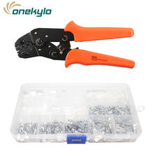 sn-48b mini crimping pliers kit 270Pcs/lot 2.8/4.8/6.3mm Wire Connectors Assorted Kit Crimp  With Transparent Insulating Sleeves 2024 - buy cheap