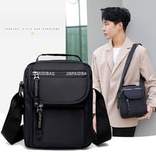 Men's Casual Trendy One-shoulder Backpack Oxford Cloth Portable Messenger Bag Handbags Soft and Wear-resistant Oxford Cloth 2024 - buy cheap
