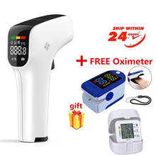 Termómetro infrarrojo Digital, esfigmomanómetro, Monitor de presión arterial y oxímetro de pulso para la yema del dedo, monitor de salud para el hogar, PC 828 2024 - compra barato