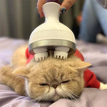 Waterproof Electric Head Massage Cats Automatic Rotate Dragon Claw Han Cleaner Dust Pet Intelligent Charging Cat Dog Accessories 2024 - buy cheap