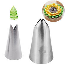 2pcs Leaf Tips Stainless Steel Icing Piping Nozzles Cake Decorating Pastry Tip Sets Cupcake Tools 2024 - buy cheap