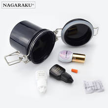 NAGARAKU eyelash extension glue adhesive tank activated carbon glue storage box seal storage(3 glue and one storage box) 2024 - buy cheap