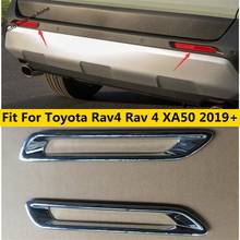 Exterior Kit Fit For TOYOTA RAV4 RAV 4 XA50 2019 2020 2021 2022 Rear Tail Trunk Fog Lights Lamps Decoration Cover Trim 2024 - buy cheap