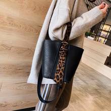 New winter Fashion Brand design women shoulder bag Large capacity bucket Handbags Quality PU leather Women's Totes Shopping Bag 2024 - buy cheap