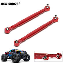 RC Car 2Pc Aluminum Front Servo Steering Rods Toe Links 7748 For RC 1/5 Traxxas X-Maxx XMaxx 6S 8S Monster Truck 77076-4 77086-4 2024 - buy cheap