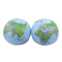 Globo inflable de 32CM para niños, mapa del mundo, pelota blanda, juguetes de geografía para Educación Temprana, mapa, pelota de playa, 1 ud. 2024 - compra barato