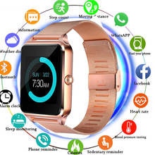 Reloj inteligente Z60 GT09 para hombre y mujer, pulsera con Bluetooth, compatible con tarjeta SIM/TF, para teléfono Android y Apple, 2019 2024 - compra barato
