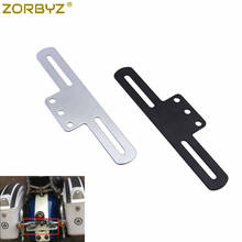 Zorbyz suporte universal de placa de licença para motocicleta, suporte de montagem da placa traseira 2024 - compre barato