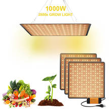 Lámparas LED de espectro completo para cultivo, iluminación de plantas, Fitolampy para cultivo de flores y plantas, 1000W 2024 - compra barato