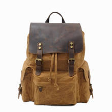 Weysfor Multifunctional Canvas Backpack Large Men Military Backpack Men Women Vintage School Backpacks Shoulder Laptop Backpack 2024 - buy cheap
