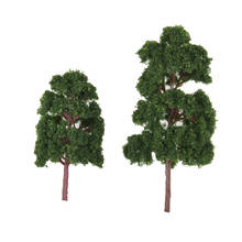 Modelo Abies Holophylla Tress, diseño de tren, paisaje de ferrocarril, 1:150, 20x 2024 - compra barato